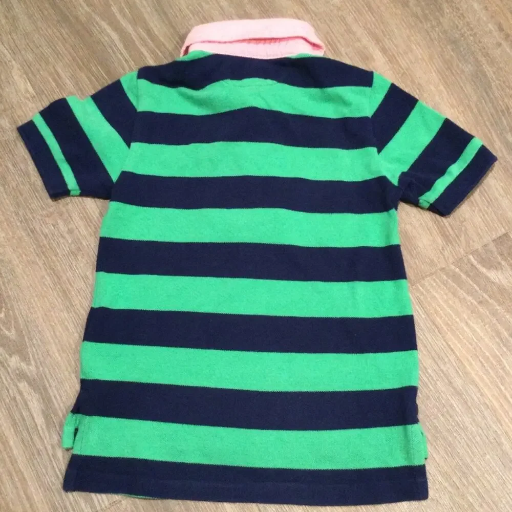 Polo by Ralph Lauren boys preppy pink collar polo 4